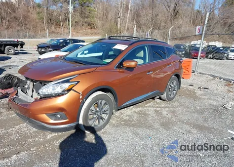 2015 Nissan Murano Sv from USA, damaged, VIN 5N1AZ2MH7FN220636